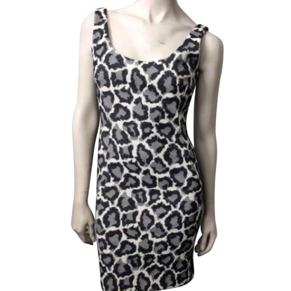 Diane von Furstenberg Cheetah & Black Dress